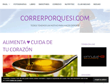 Tablet Screenshot of correrporquesi.com